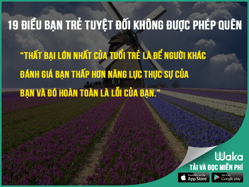 ☕ [Cà phê sách buổi sáng] 19 ĐIỀU BẠN TRẺ TUYỆT ĐỐI KHÔNG ĐƯỢC PHÉP QUÊN