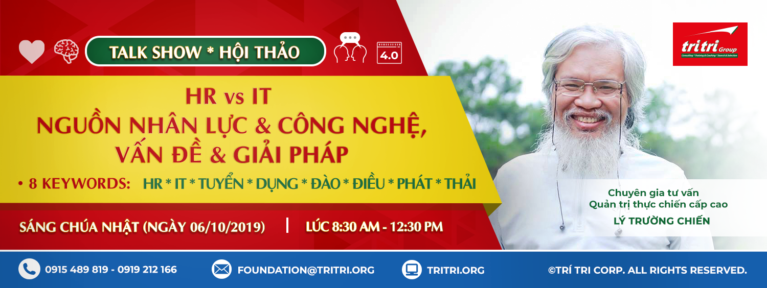 Talkshow HR Con người và Công nghệ Vấn đề và Giải pháp