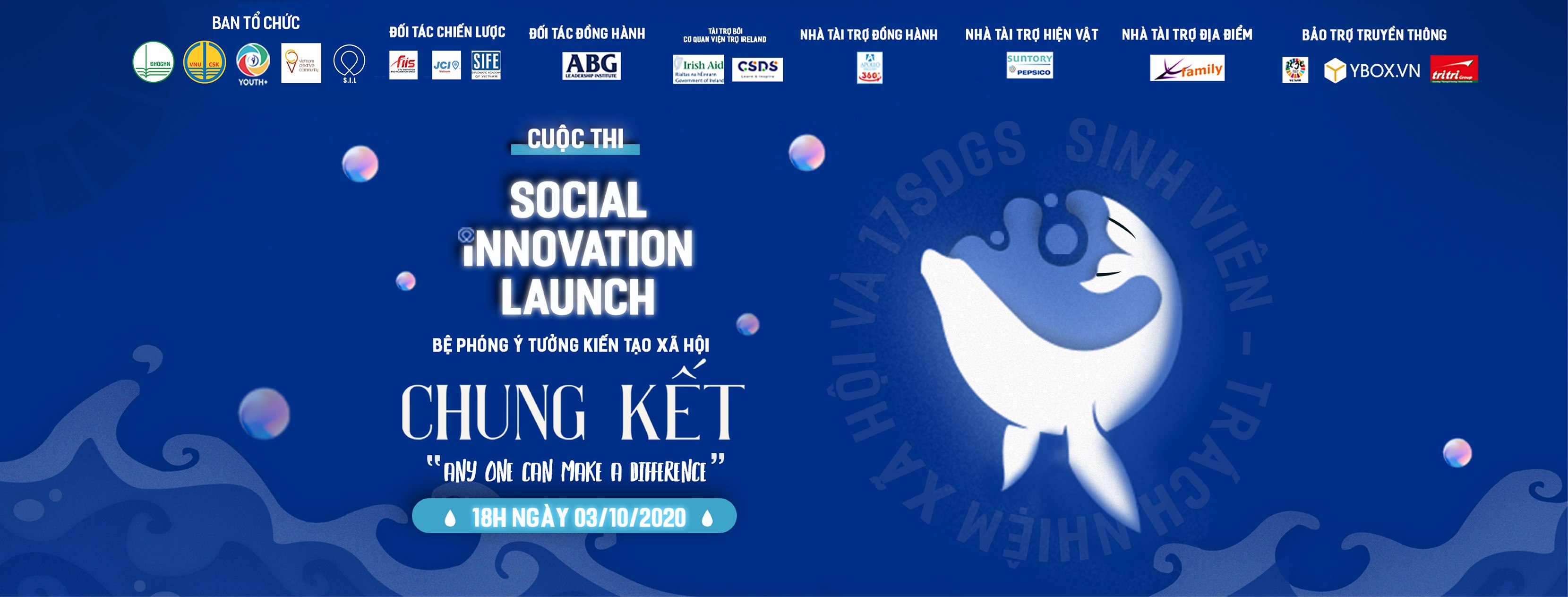 Chung kết cuộc thi Social Innovation Launch 2020 - Bệ phóng ý tưởng kiến tạo xã hội
