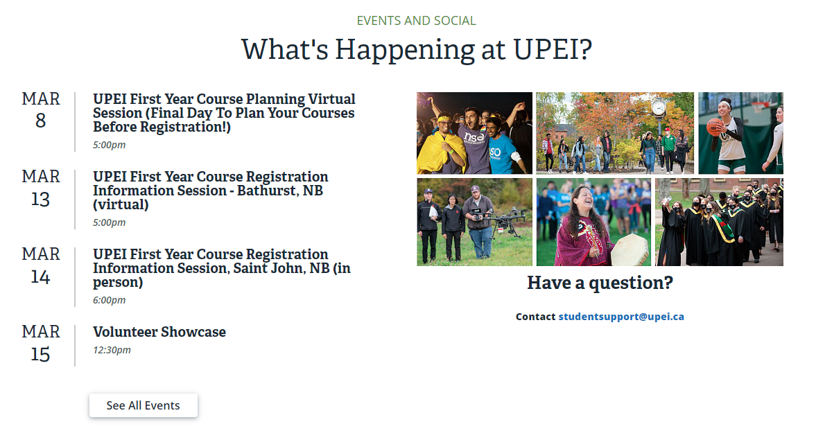 Reach Your Full Potential at UPEI!